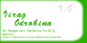 virag odrobina business card